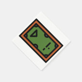 プールテーブル スタンダードカクテルナプキン (角)