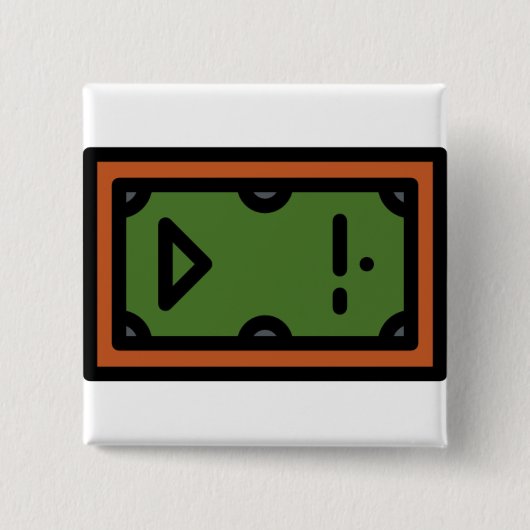 プールテーブル 缶バッジ (正面)