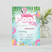 プールトイズサマーバースデーパーティー 招待状 (スタンド正面)