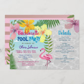 プールバチェロレッテ招待状 招待状 (正面/裏面)