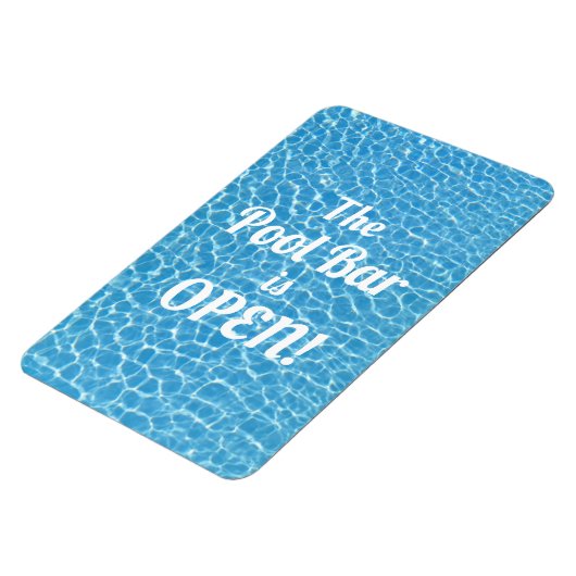 プールバーはオープンおもしろい引用文 マグネット (左側)