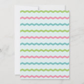 プールバースデーパーティーの招待 招待状 (裏面)