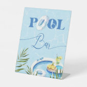 プールバープール誕生日パーティー 台座サイン (正面)