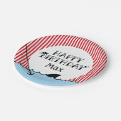 プールパイレーツパーティー紙プレート ペーパープレート (アングル)