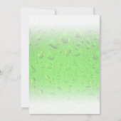 プールパウィー子犬カスタムの写真の誕生日パーティー 招待状 (裏面)