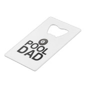 プールパパ クレジットカード栓抜き (正面アングル)