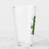 プールパーソナライズされたホール名8ボールクラウンビリヤード タンブラーグラス