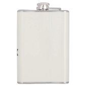 プールパーソナライズされたホール名8ボールクラウンビリヤード フラスク (裏面)