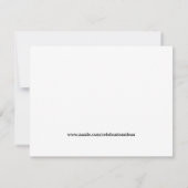 プールパーティの女の子 招待状 (裏面)