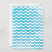 プールパーティの招待状、プールBash誕生日招待状 招待状 (裏面)