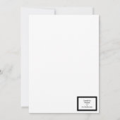 プールパーティの招待状 招待状 (裏面)