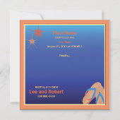 プールパーティの招待状 招待状 (裏面)