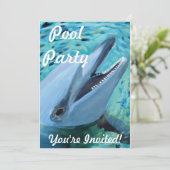 プールパーティの招待状 招待状 (スタンド正面)