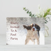 プールパーティの招待状 招待状 (スタンド正面)