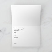 プールパーティの招待状:液体 招待状 (内部)