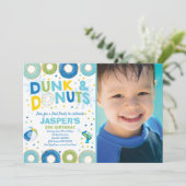プールパーティの招待状Dunk And Donutsプールパーティー 招待状 (スタンド正面)