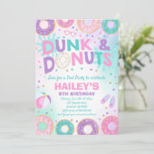 プールパーティの招待状Dunk And Donutsプールパーティー 招待状 (スタンド正面)