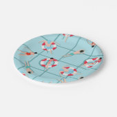 プールパーティーおもしろいプールサイド ペーパープレート (アングル)