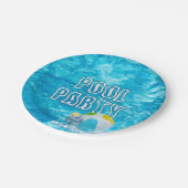プールパーティーおもしろい紙プレート ペーパープレート (アングル)