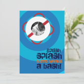 プールパーティーとビーチ招待状 招待状 (スタンド正面)