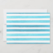 プールパーティーのフリップフロップ招待状 招待状 (裏面)