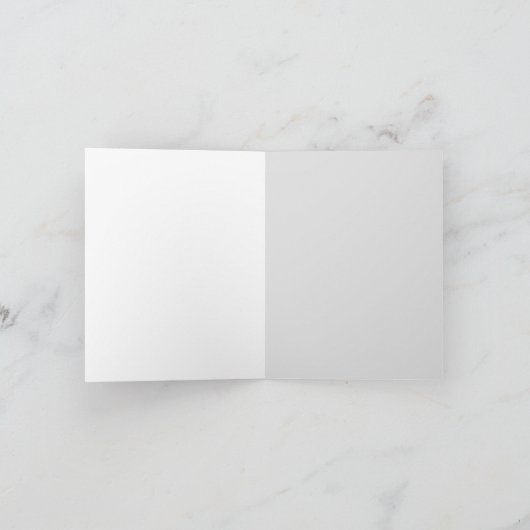 プールパーティーの女の子カスタム子供用 サンキューカード (内部)