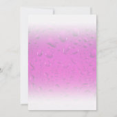 プールパーティーの子犬のカスタム写真の誕生日パーティー 招待状 (裏面)