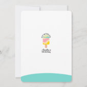 プールパーティーの招待状 招待状 (裏面)