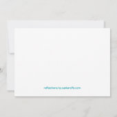 プールパーティーの招待状 招待状 (裏面)