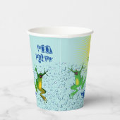 プールパーティーカエル 紙コップ (右)