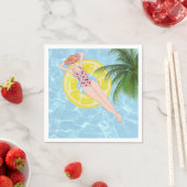 プールパーティーカクテルナプキン スタンダードカクテルナプキン (インサイチュ)