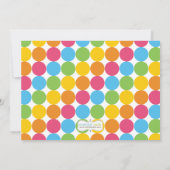 プールパーティーキッズ誕生日パーティー招待状 招待状 (裏面)