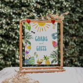 プールパーティーギフトの署名 ポスター