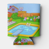 プールパーティークーラーボックス 缶クーラー (正面)