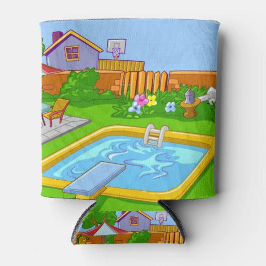 プールパーティークーラーボックス 缶クーラー (正面)