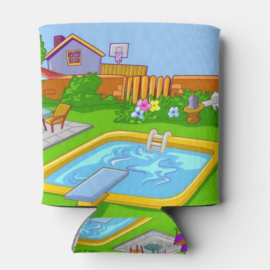 プールパーティークーラーボックス 缶クーラー (裏面)