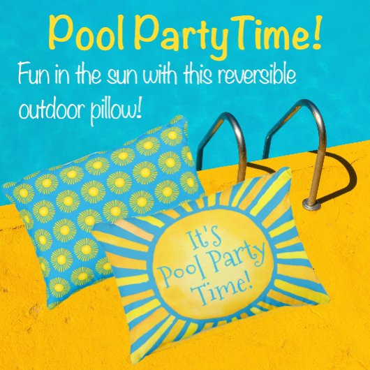 プールパーティーサニーアウトドアピロー アウトドアクッション