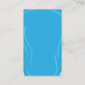 プールパーティーサマーガールおむつラッフルベビーシャワー エンクロージャーカード (裏面)