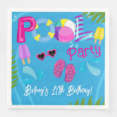 プールパーティーサマーガールバースデーパーティー (正面)