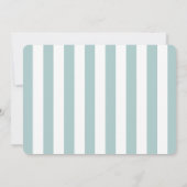 プールパーティーサマースイミングガールフォト誕生日 招待状 (裏面)