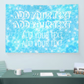 プールパーティーサマーパーティービーチ結婚式ブルーウォーター 横断幕 (トレードショー)