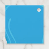 プールパーティーサマーボーイバースデーパーティー フェイバータグ (裏面)