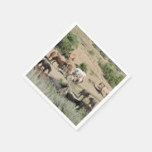 プールパーティータイムサンドウォッシュ流域 スタンダードカクテルナプキン (角)