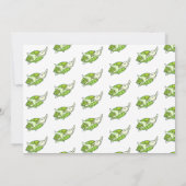 プールパーティータートルズサマー誕生日 招待状 (裏面)