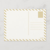 プールパーティーパスポート インビテーションポストカード (裏面)