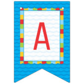 プールパーティービーチボール誕生日バンティング バンティングフラッグ (第3の旗)