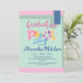 プールパーティービーチ卒業パーティー 招待状 (スタンド正面)
