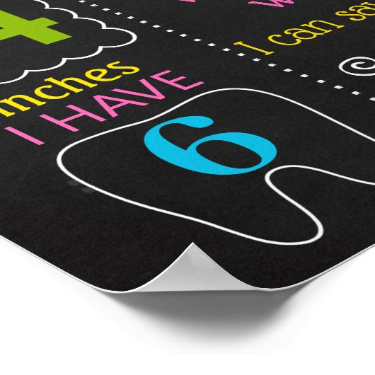 プールパーティービーチ夏の最初の誕生日記号 ポスター (角)