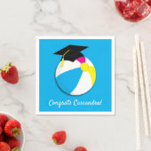 プールパーティービーチ球卒業パーティー スタンダードカクテルナプキン (インサイチュ)