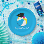 プールパーティービーチ球卒業パーティー ペーパープレート (パーティー)